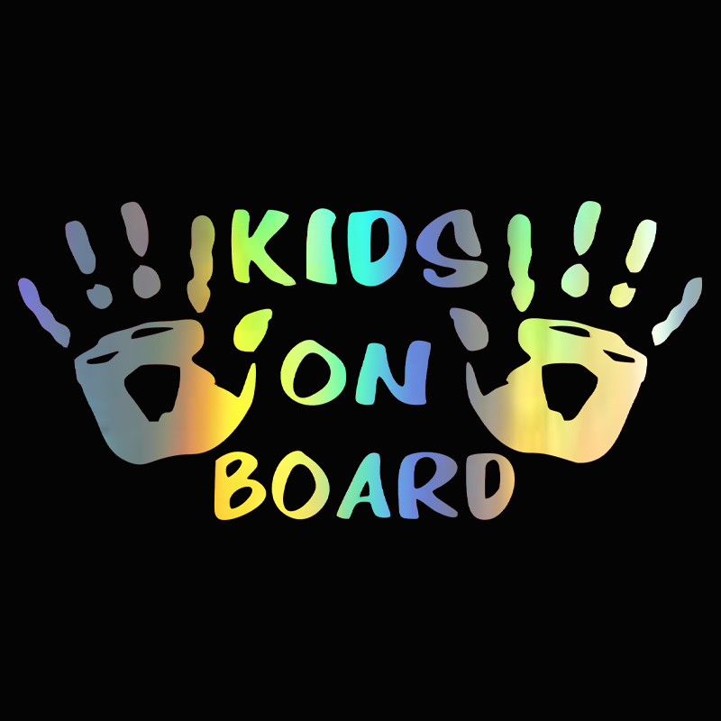 Table Tennis Zone - 3D 자동차 스티커 KIDS ON BOARD