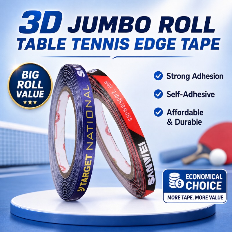 Table Tennis Logo - 오리지널 산웨이 1cmx25M 실크 섬유 탁구