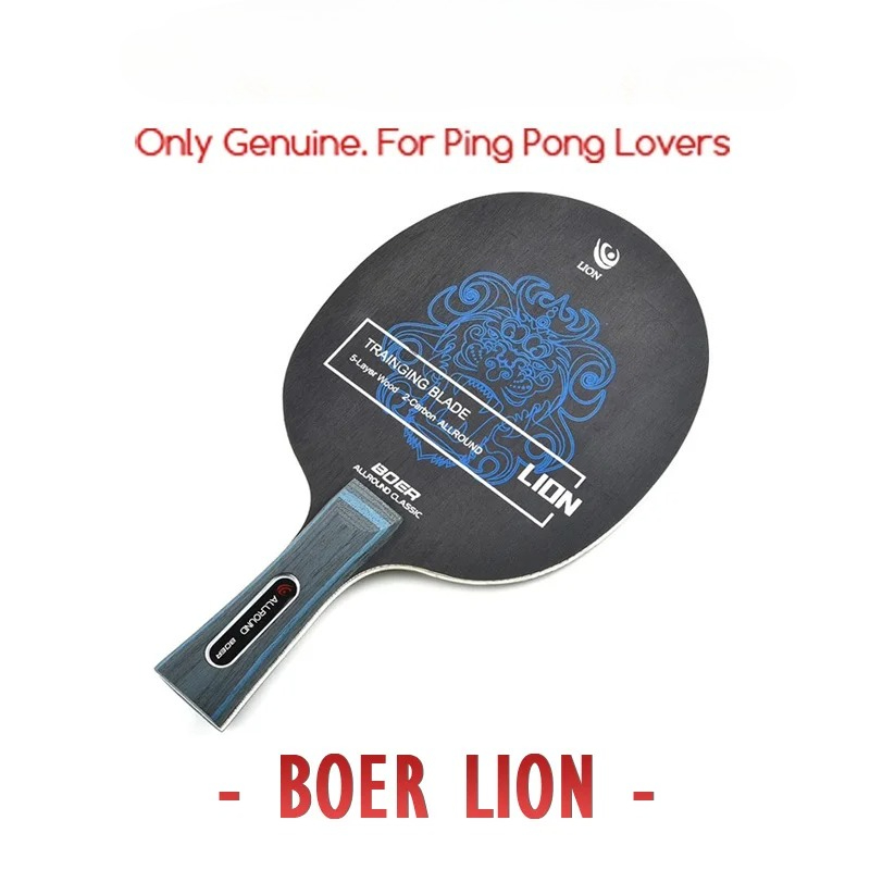 Table Tennis Grip Types - 오리지널 BOER LION 탁구 블레이드 카본