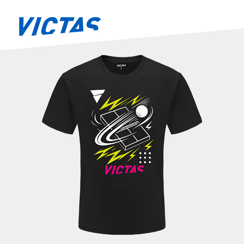 새로운 Victas 남성용 탁구 반팔 티셔츠 성인용 빠 - Table Tennis Shirt 리뷰 및 가격