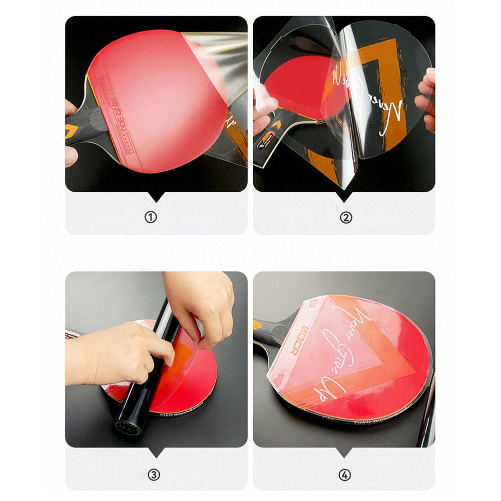 2 Pcs 자체 접착 탁구 고무 보호 필름 투명 유지  - Table Tennis Protective Cover 리뷰 및 가격