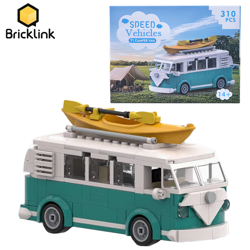브릭링크 MOC 테크니컬 자동차 10220 VW T1  - Victor Racket Jetspeed 리뷰 및 가격