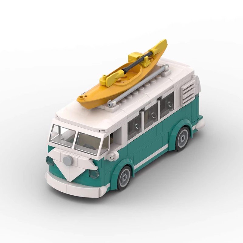 브릭링크 MOC 테크니컬 자동차 10220 VW T1  - Victor Racket Jetspeed 리뷰 및 가격