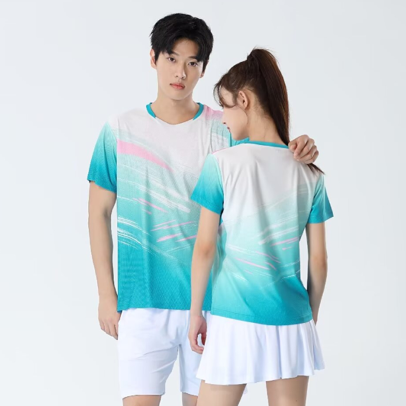 유니섹스 탁구 티셔츠 전문 통기성 배드민턴 스포츠 저지 - Table Tennis Shirt 리뷰 및 가격