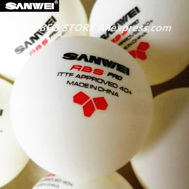 SANWEI 탁구 공 120 공, 플라스틱 폴리 ITT - Table Tennis Olympics 리뷰 및 가격