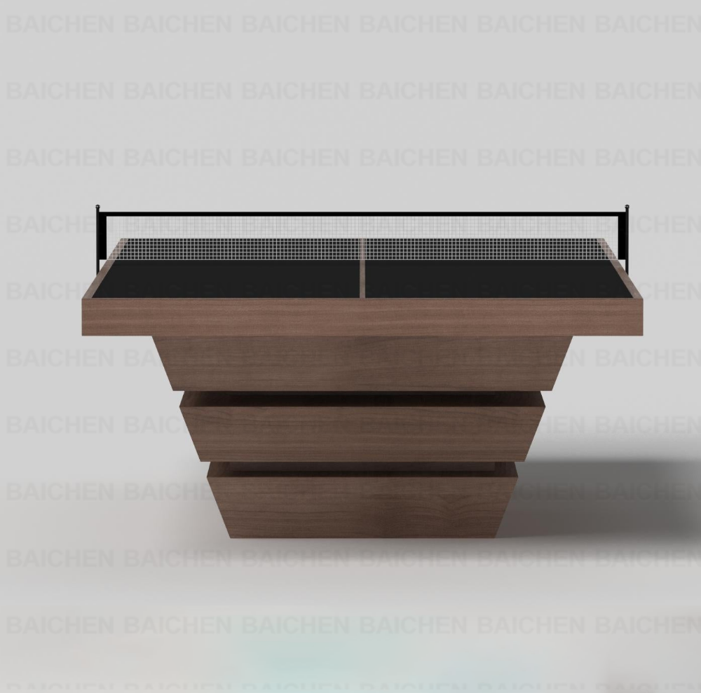 고품질 현대식 원목 실내 탁구대 접이식 디자인 내구성  - Table Tennis Logo 리뷰 및 가격