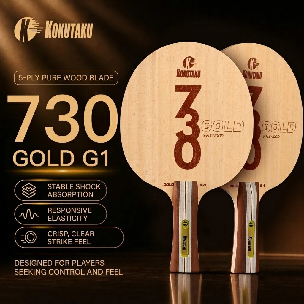 코쿠타쿠 탁구 블레이드 FL 730 G1 5겹 목재 / - Table Tennis Shop 리뷰 및 가격
