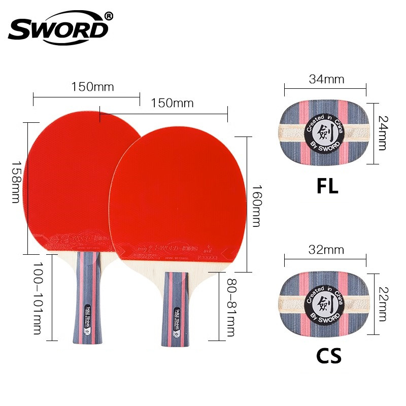 SWORD S1 탁구 라켓 5겹 원목 핑퐁 패들 루프  - Table Tennis Grip Types 리뷰 및 가격