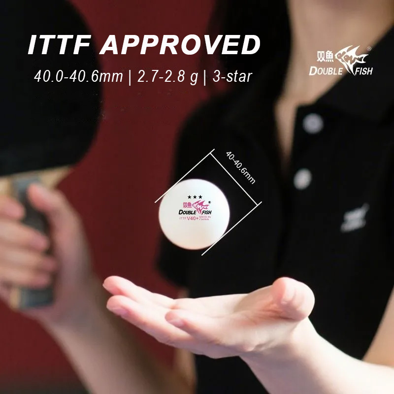 더블 피쉬 3 스타 V40+ 30/50/100 Pcs  - Table Tennis Olympics 리뷰 및 가격