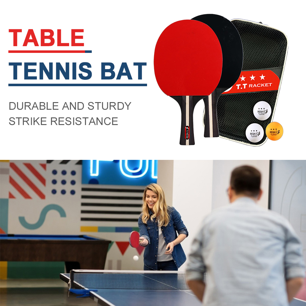 탁구 라켓 2개 & 공 3개, 전문가용 2인용 탁구 세 - Table Tennis Tournament 리뷰 및 가격