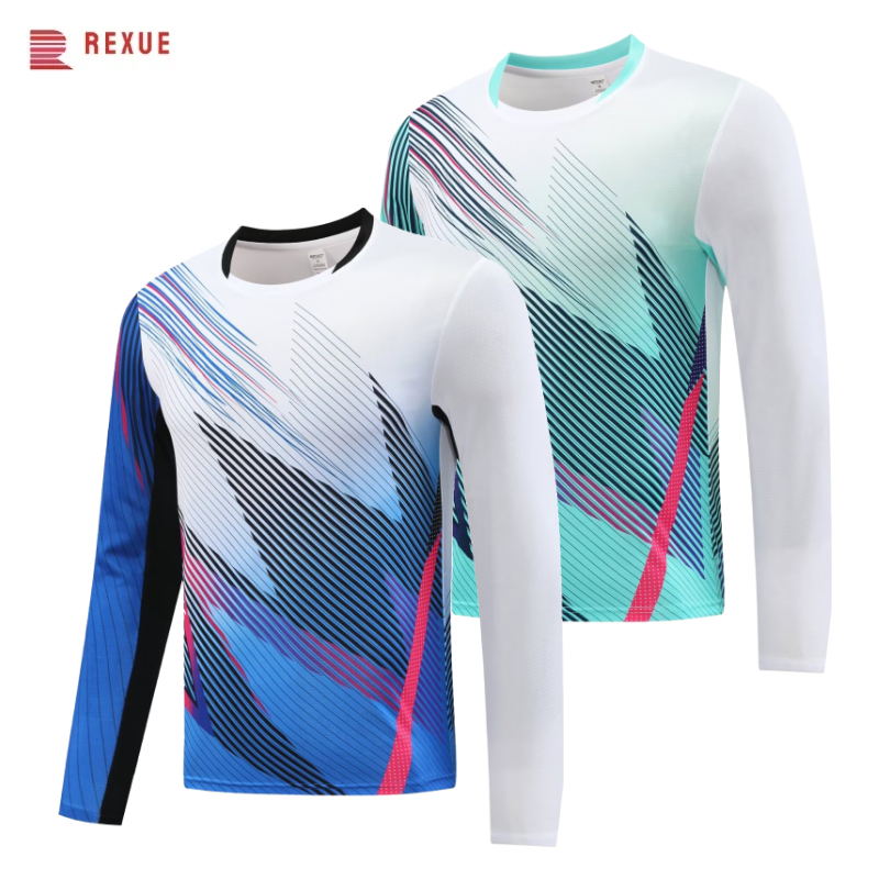 긴 소매 배드민턴 셔츠 남여 탁구 저지 V 넥 탁구 셔 - Table Tennis Shirt 리뷰 및 가격