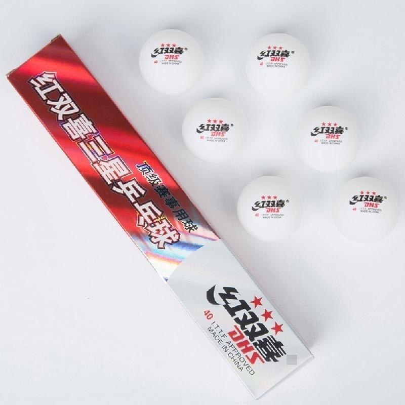6 Pcs 새로운 3성급 탁구 공 전문 40mm ABS - Table Tennis Logo 리뷰 및 가격