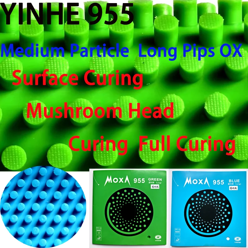 YINHE 955 탁구 러버 롱 핍스 OX 머쉬룸 헤드 - Table Tennis Head To Head 리뷰 및 가격